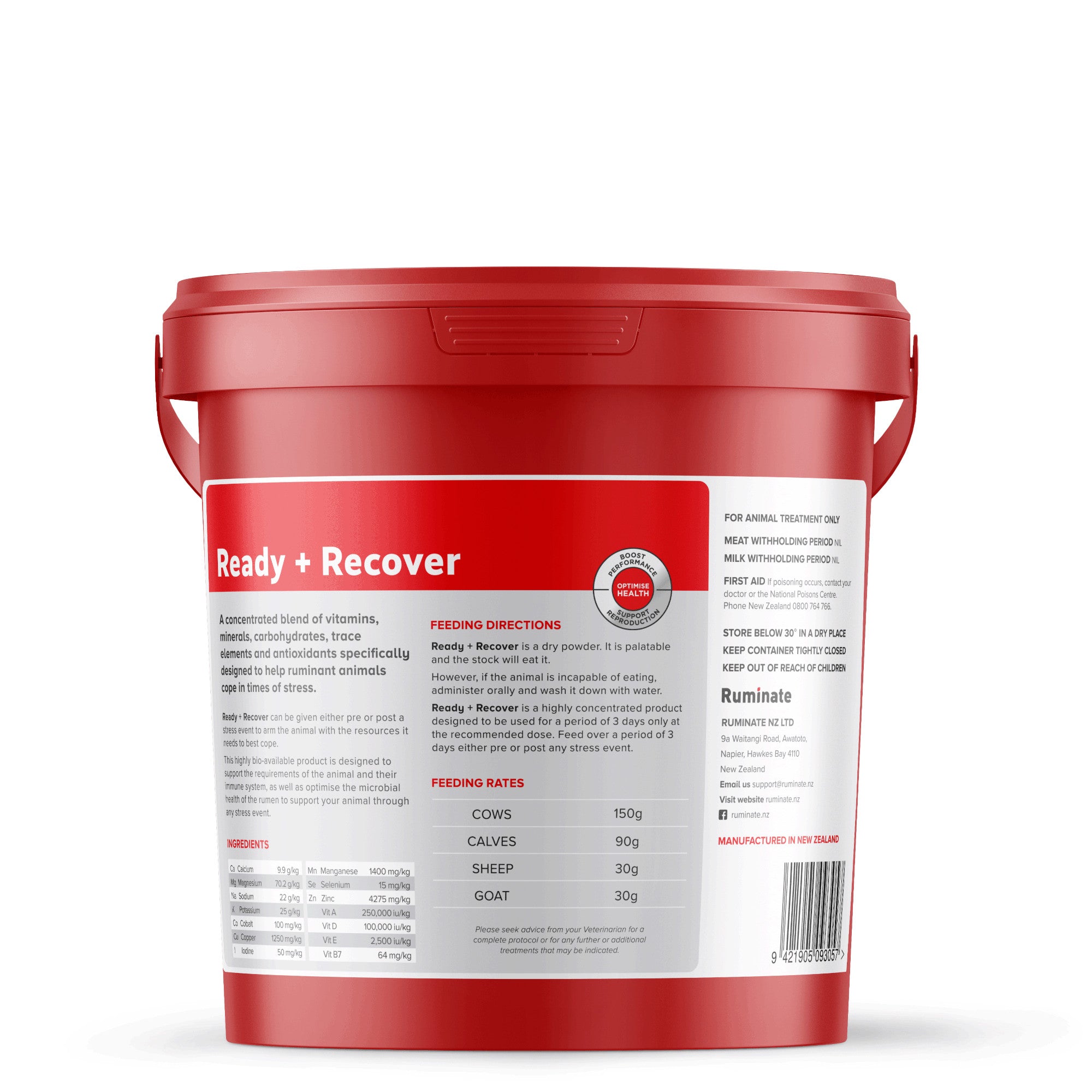 Ready + Recover® – Ruminant Recovery Powder